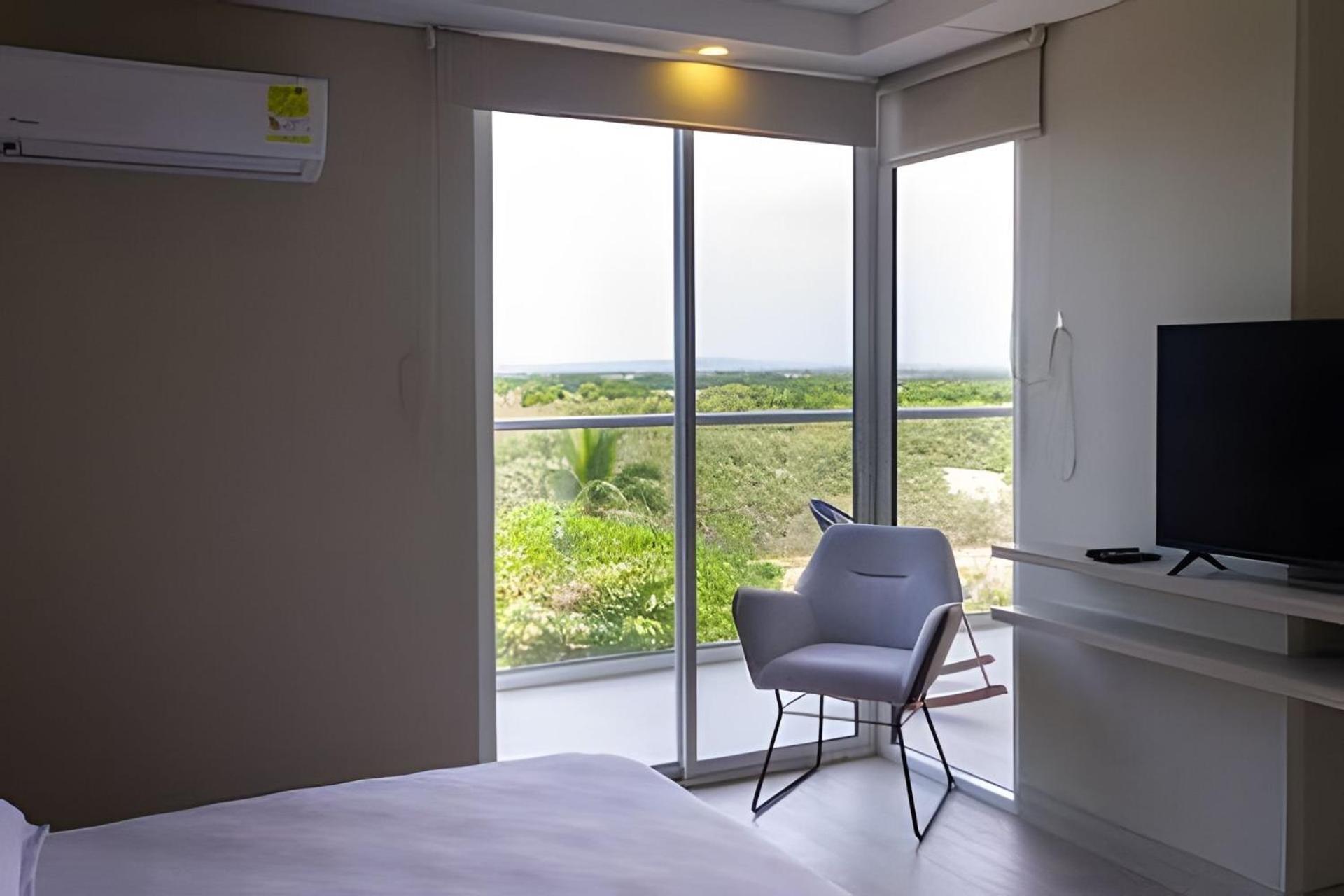 1 Dormitorio Frente A Playa De Morros. Piscina Cartagena エクステリア 写真