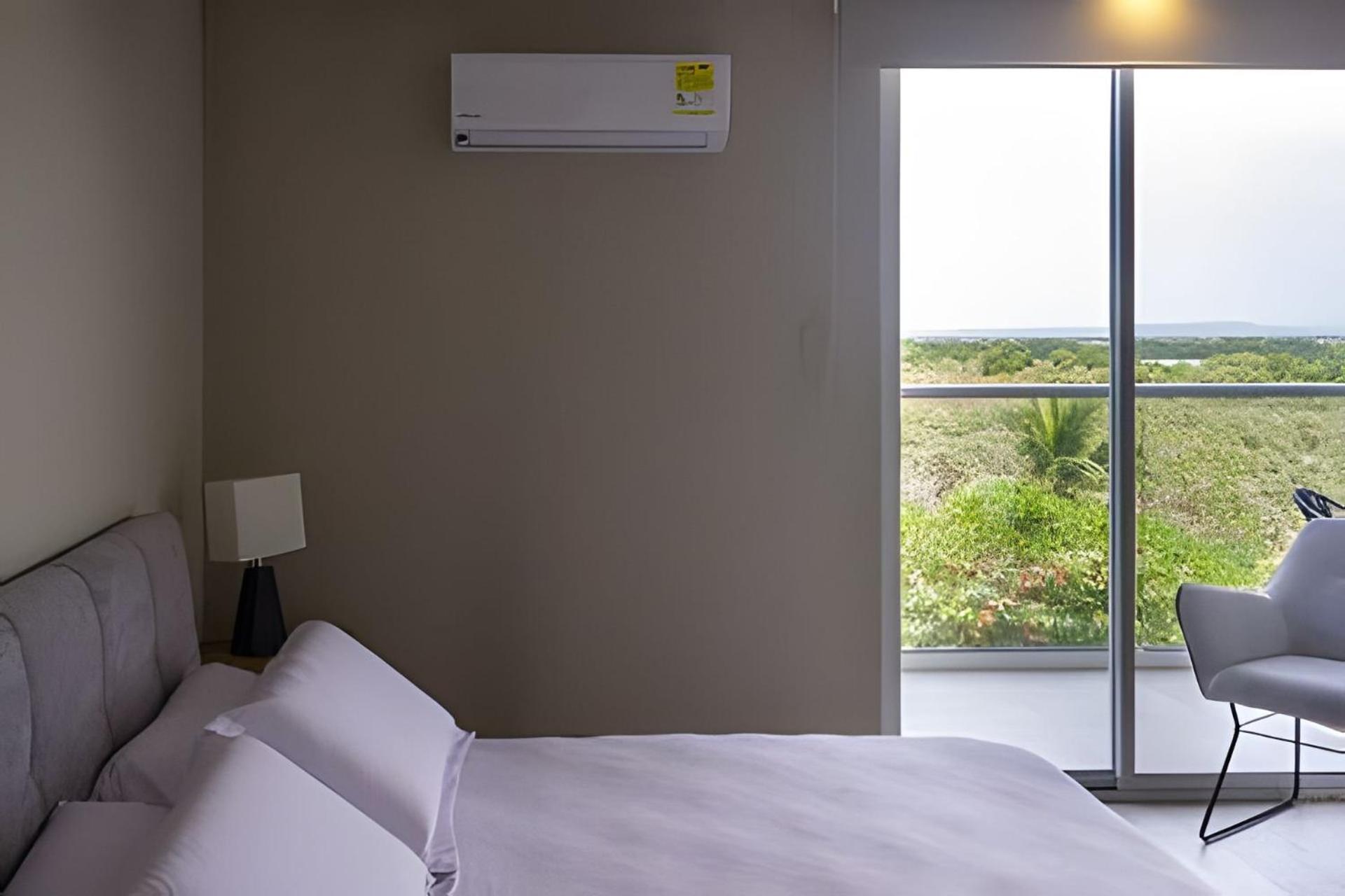 1 Dormitorio Frente A Playa De Morros. Piscina Cartagena エクステリア 写真