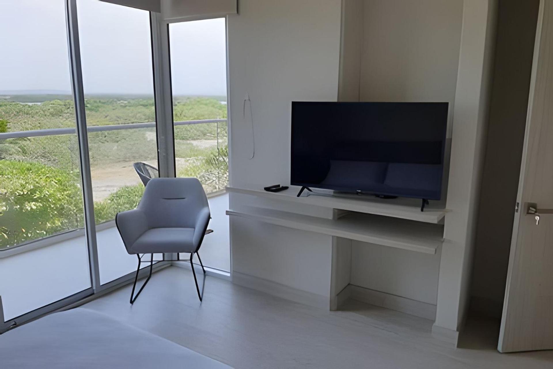 1 Dormitorio Frente A Playa De Morros. Piscina Cartagena エクステリア 写真