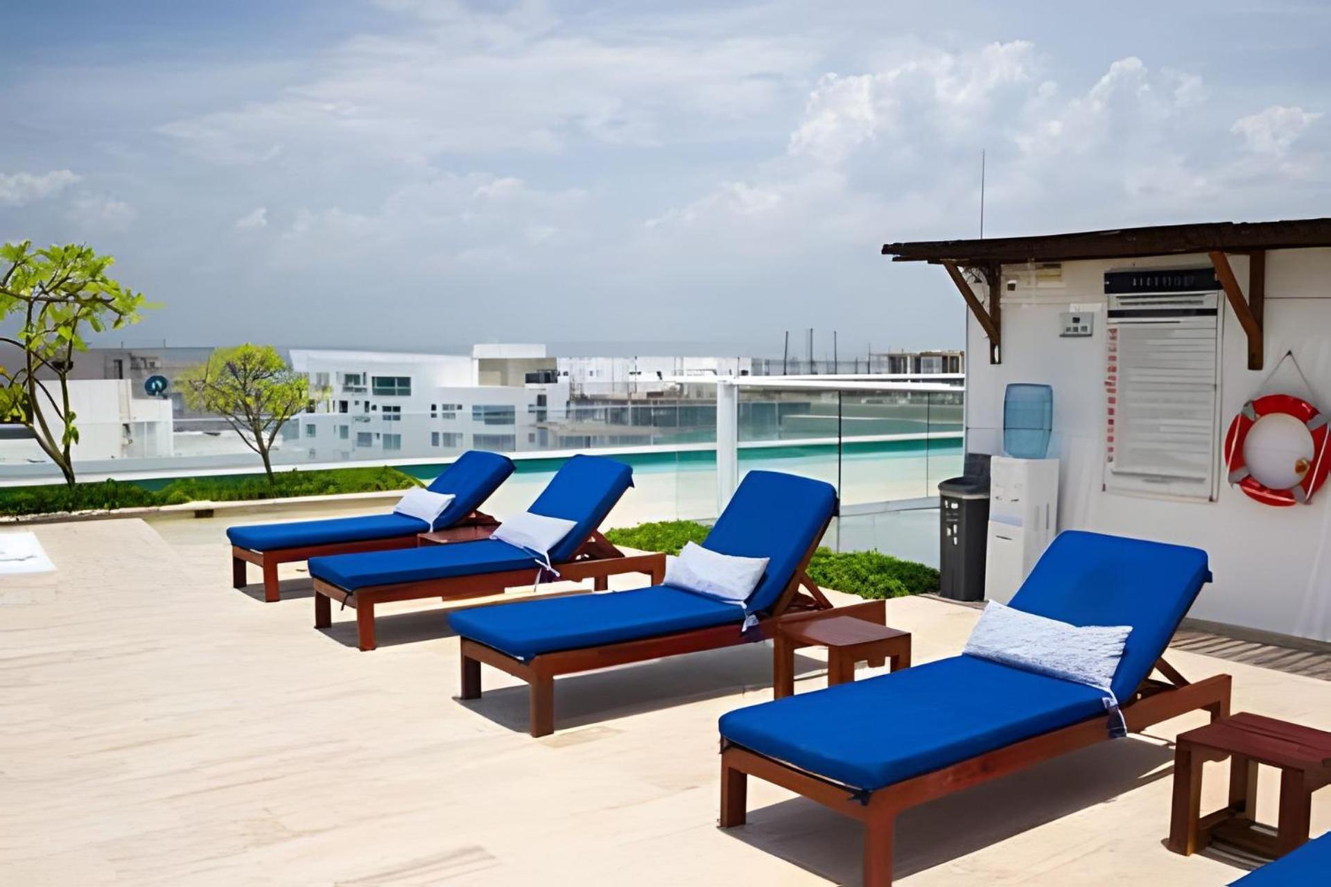 1 Dormitorio Frente A Playa De Morros. Piscina Cartagena エクステリア 写真